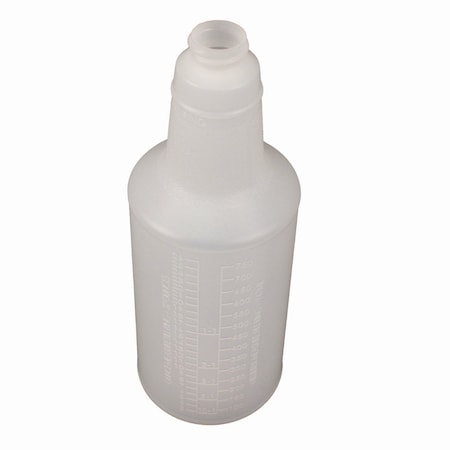 Impact Products Plastic Bottles with Graduations, 32 oz, Clear, PK12 5032WGDZUN